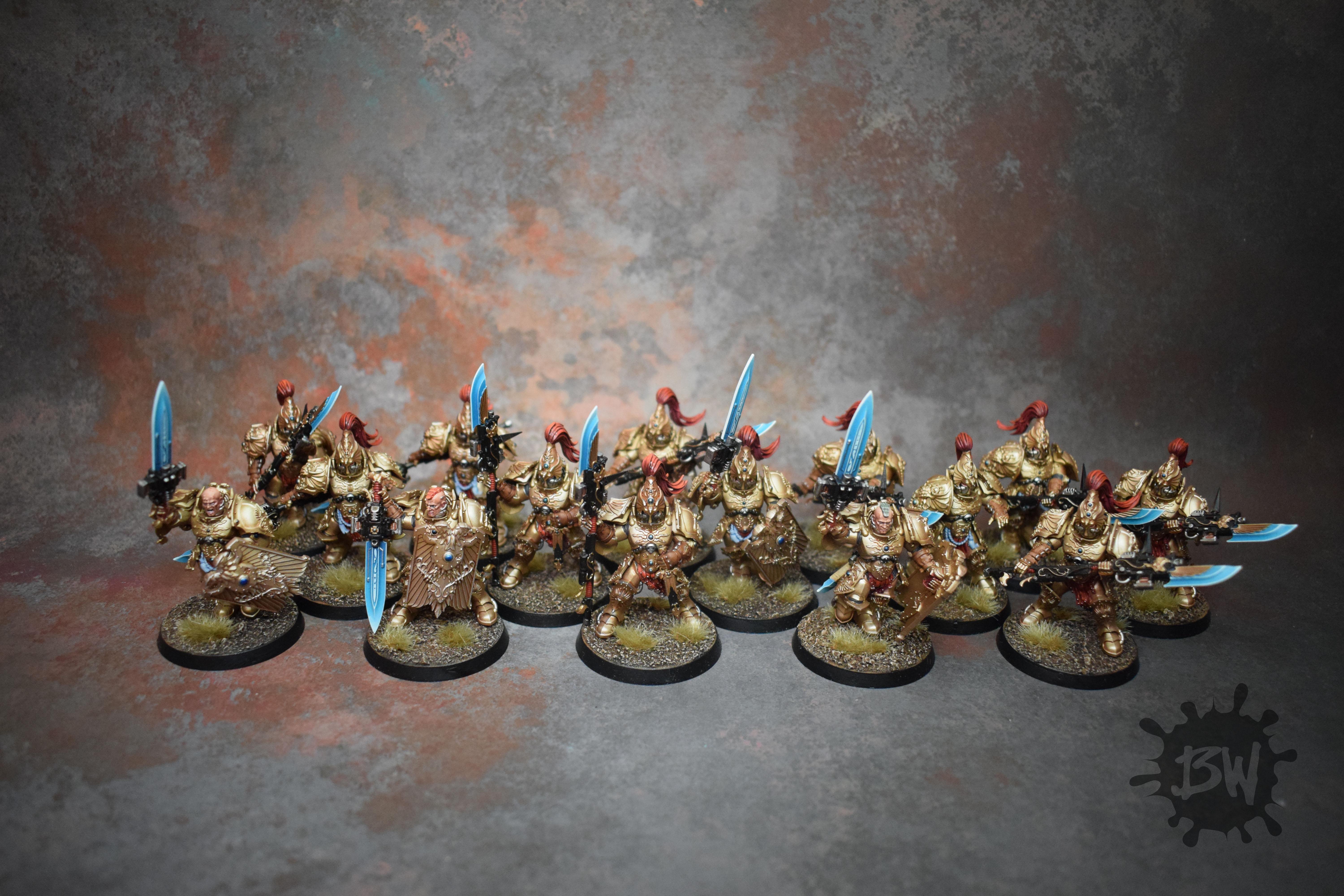 Adeptus Custodes Army, Bw, Custodian Guard Squad, Games Workshop ...